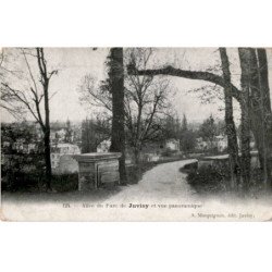 JUVISY: allée du parc et vue panoramique - état