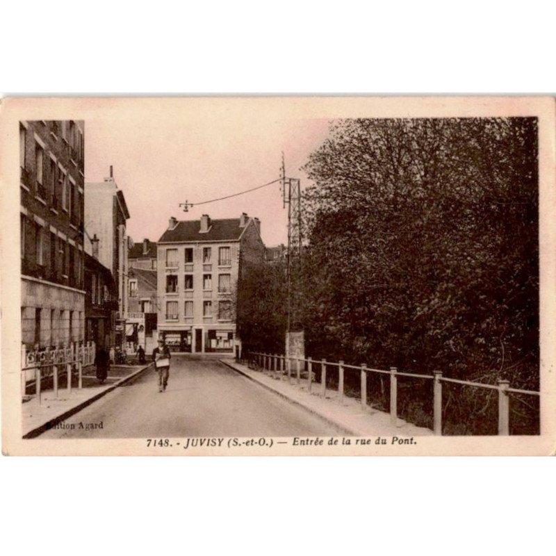 JUVISY: entrée de la rue du pont - très bon état