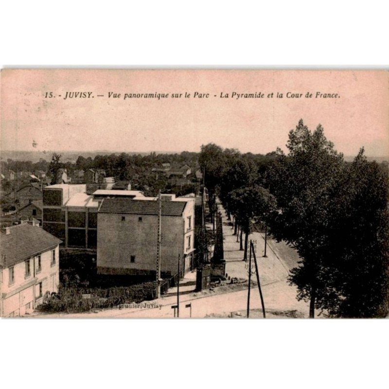 JUVISY: la pyramide et la cour de france - très bon état
