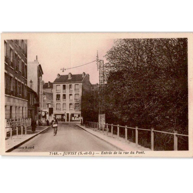 JUVISY: entrée de la rue du pont - très bon état