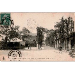JUVISY: la place et avenue de la gare - état