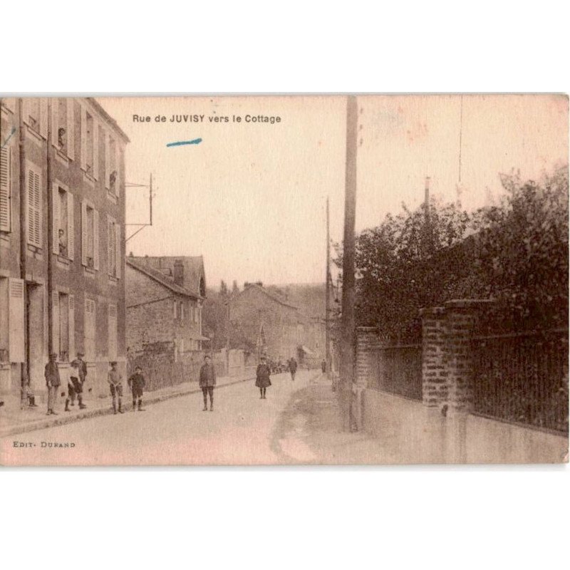 JUVISY: rue de juvisy vers le cottage - état