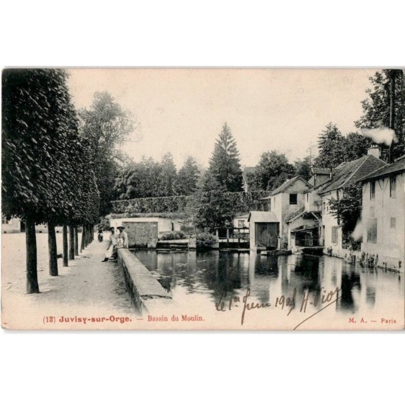 JUVISY: bassin du moulin - état