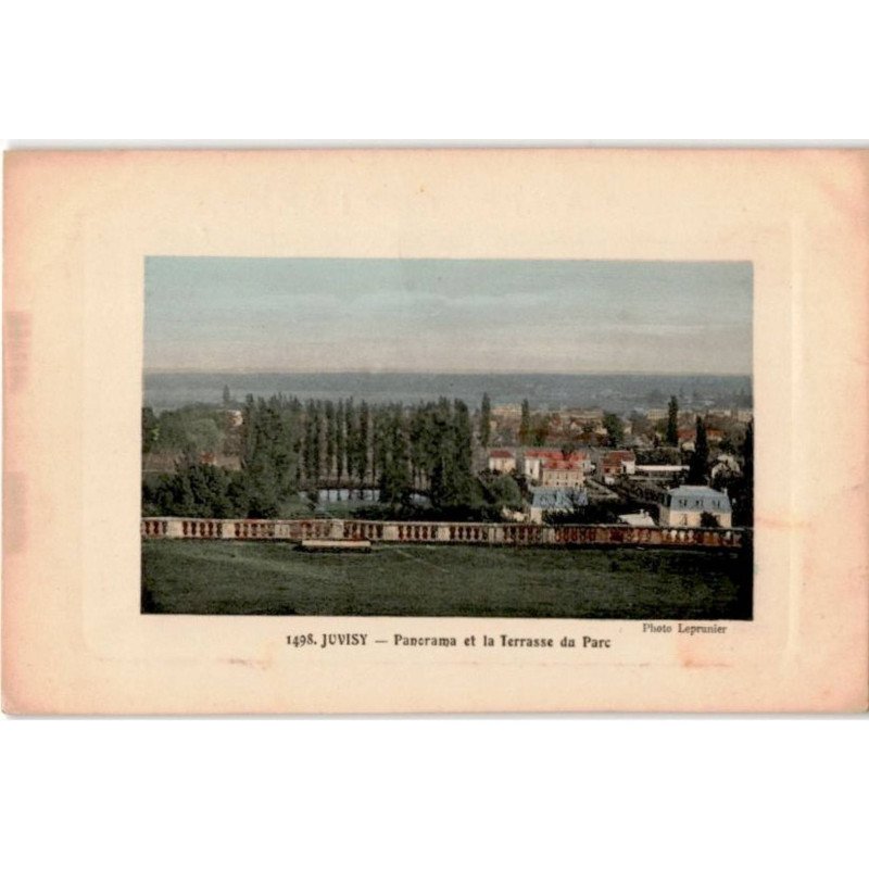 JUVISY: panorama et la terrasse du parc - très bon état