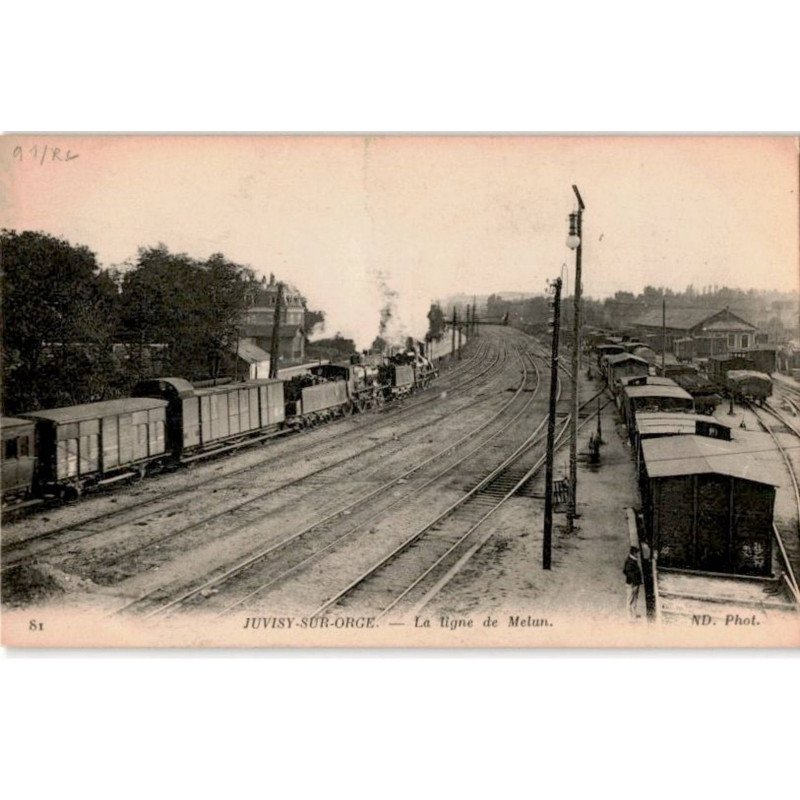 JUVISY: la ligne de melun - très bon état