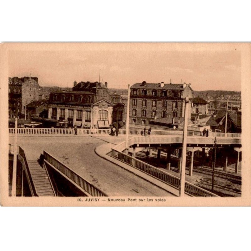 JUVISY: nouveau pont sur les voies - très bon état