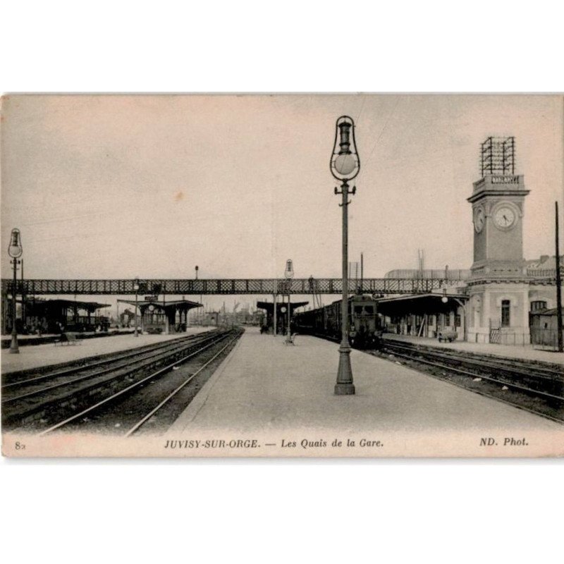 JUVISY: les quais de la gare - état