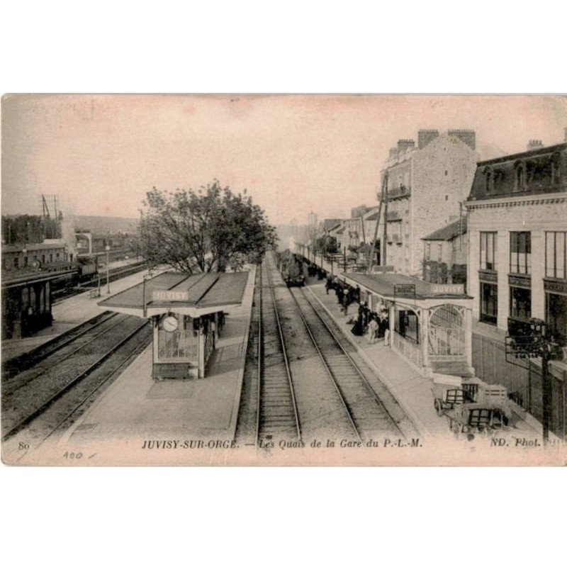 JUVISY: les quais de la gare du P.L.M. - très bon état
