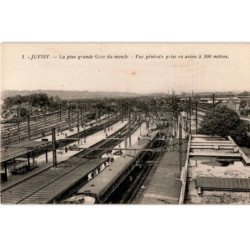 JUVISY: la plus grande gare du monde, vue générale prise en avion à 300 mètres - très bon état