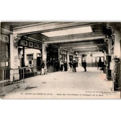 JUVISY: salle des pas-perdus et consigne de la gare - très bon état