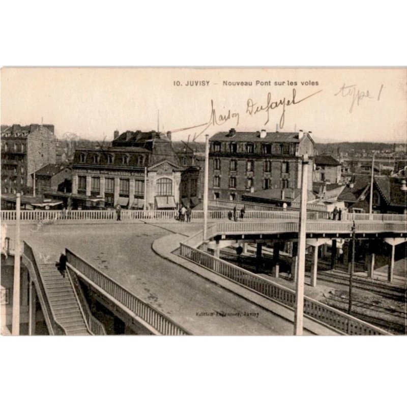 JUVISY: nouveau pont sur les voles - très bon état