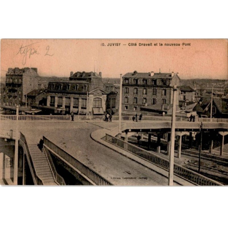 JUVISY: côté draveil et le nouveau pont - très bon état