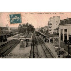 JUVISY: les quais de la gare du P.L.M. - état