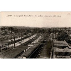 JUVISY: la plus grande gare du monde vue générale prise en avion à 300 mètres - très bon état