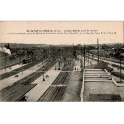 JUVISY: la plus grande gare du monde, vue panoramique - très bon état