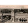 JUVISY: vue générale de la gare la plus grande gare du monde - très bon état