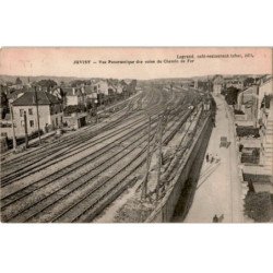 JUVISY: vue panoramique des voies du chemin de fer - état