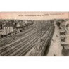 JUVISY: vue panoramique des voies du chemin de fer - état