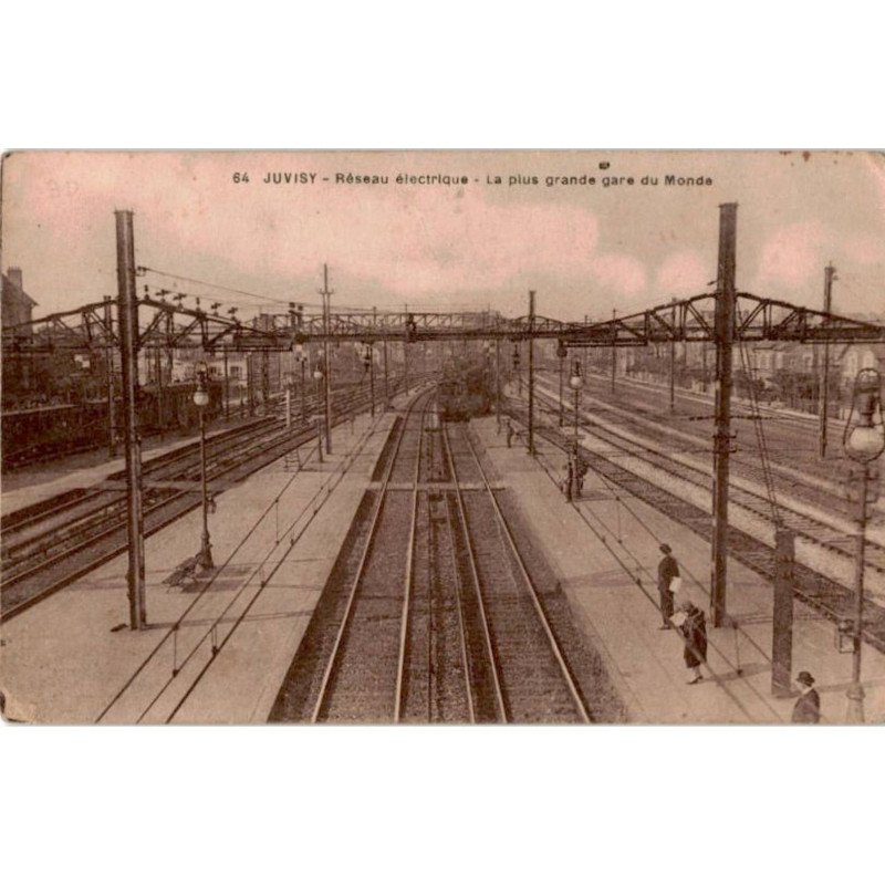 JUVISY: réseau électrique, la plus grande gare du monde - état