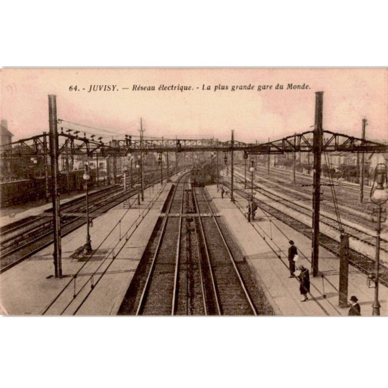 JUVISY: réseau électrique la plus grande gare du monde - très bon état