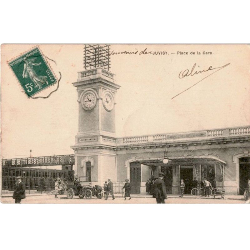 JUVISY: place de la gare - état
