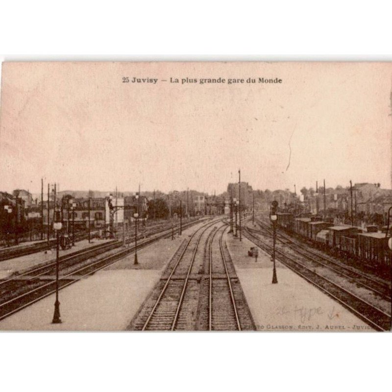 JUVISY: la plus grande gare du monde - très bon état