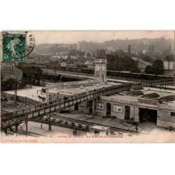 JUVISY: la gare et la passerelle - état