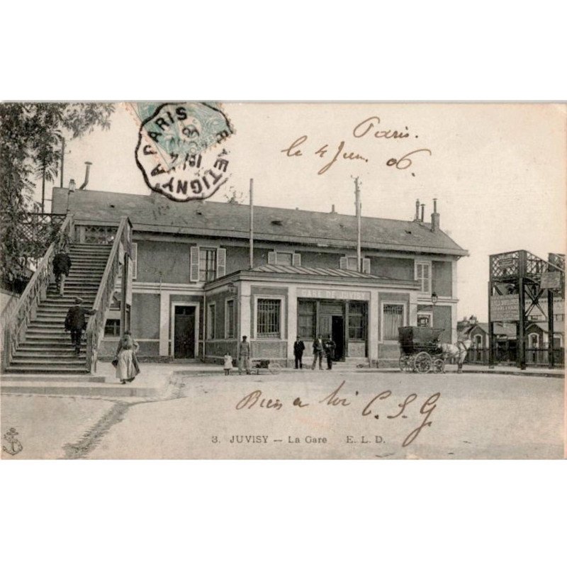 JUVISY: la gare - très bon état