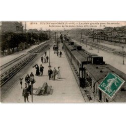 JUVISY: la plus grande gare du monde, intérieur de la gare, ligne d'orléans - très bon état