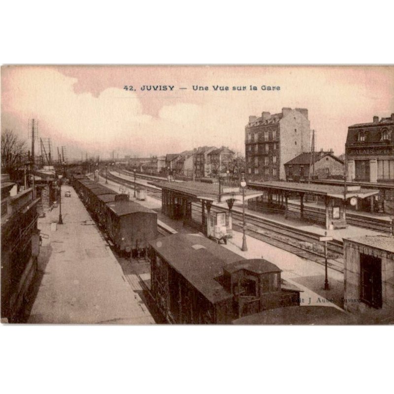 JUVISY: une vue de la gare - très bon état