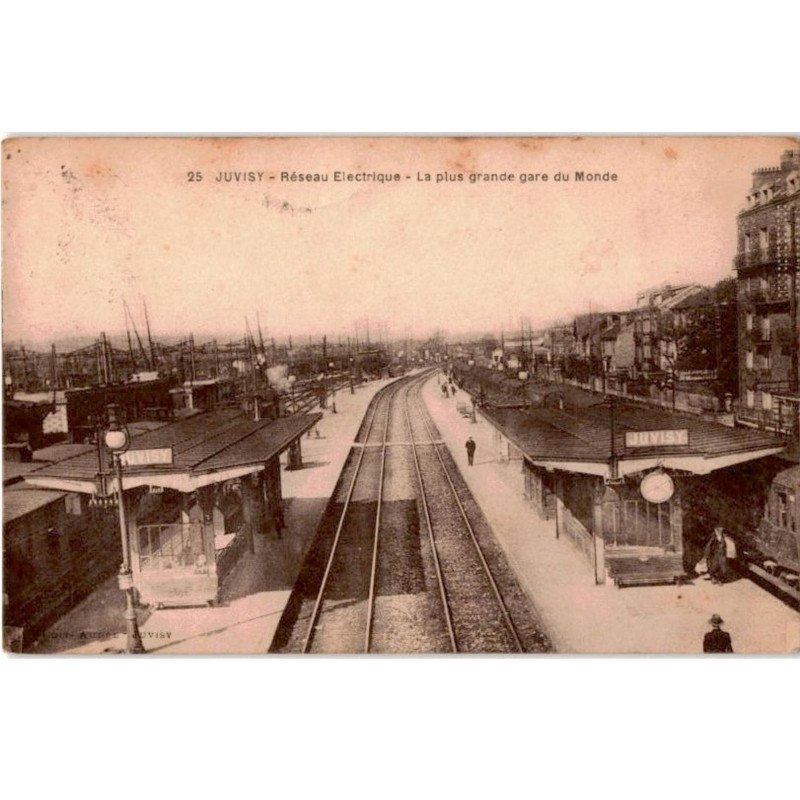 JUVISY: réseau électrique la plus grande gare du monde - état