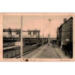 JUVISY: lla gare et vue sur les voies - bon état