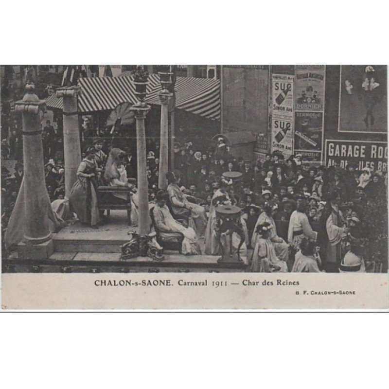 CHALON SUR SAONE : carnaval 1911 - très bon état CHALON SUR SAONE : carnaval 1911 - très bon état