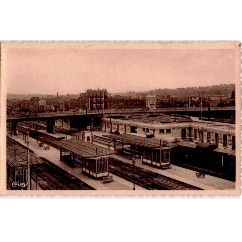JUVISY: vue générale sur la gare - très bon état