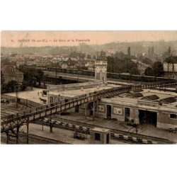 JUVISY: la gare et la passerelle - très bon état