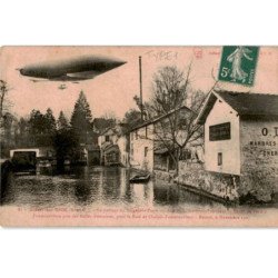 JUVISY: le passage du dirigeable Patrie au-delà de la marbrerie - très bon état