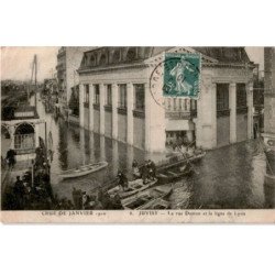 JUVISY: la rue danton et la ligne de lyon -  état