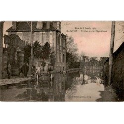 JUVISY: crue 6 janvier 1924 avenue de la république - très bon état