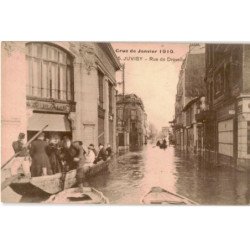 JUVISY: la rue draveil, crue 1910 - très bon état