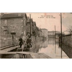 JUVISY: crue 6 janvier 1924 avenue du collège - très bon état