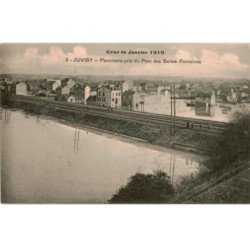 JUVISY: panorama pris du pont des belles-fontaines - très bon état