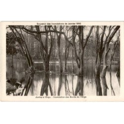 JUVISY: inondation janvier 1910, bords de l'orge - très bon état