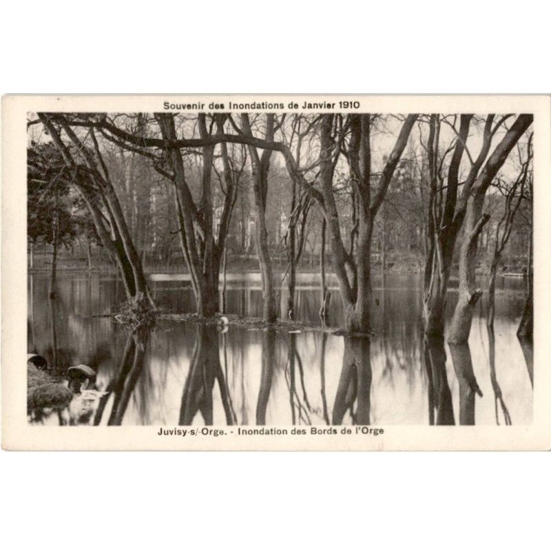 JUVISY: inondation janvier 1910, bords de l'orge - très bon état