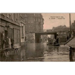 JUVISY: crue 6 janvier 1924 grande-rue - très bon état