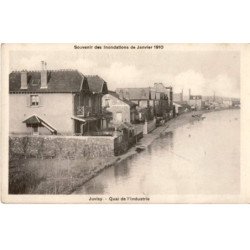 JUVISY: inondations de janvier 1910 quai de l'industrie - très bon état
