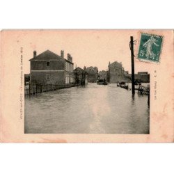 JUVISY: inondation janvier 1910, lla rue blazy - bon état