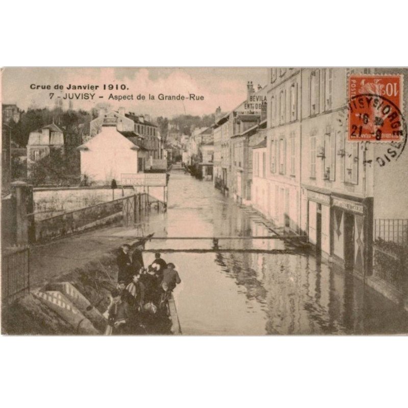 JUVISY: aspect de la grande-rue - état