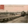 JUVISY: perspective sur la voie, arrivée d'un train à traction électrique - très bon état