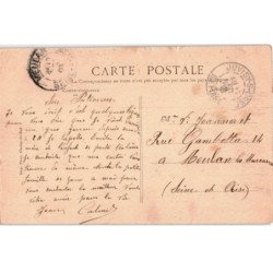 JUVISY: perspective sur la voie, arrivée d'un train à traction électrique - très bon état