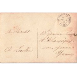 JUVISY: inondation 1910, Mr. le docteur bernard visitant les sinistrés - état